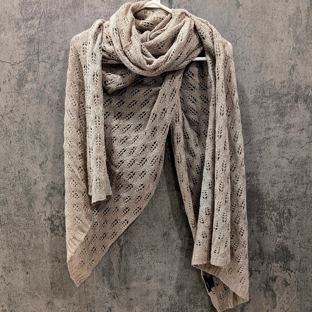 Tahari Knit Lurex Scarf